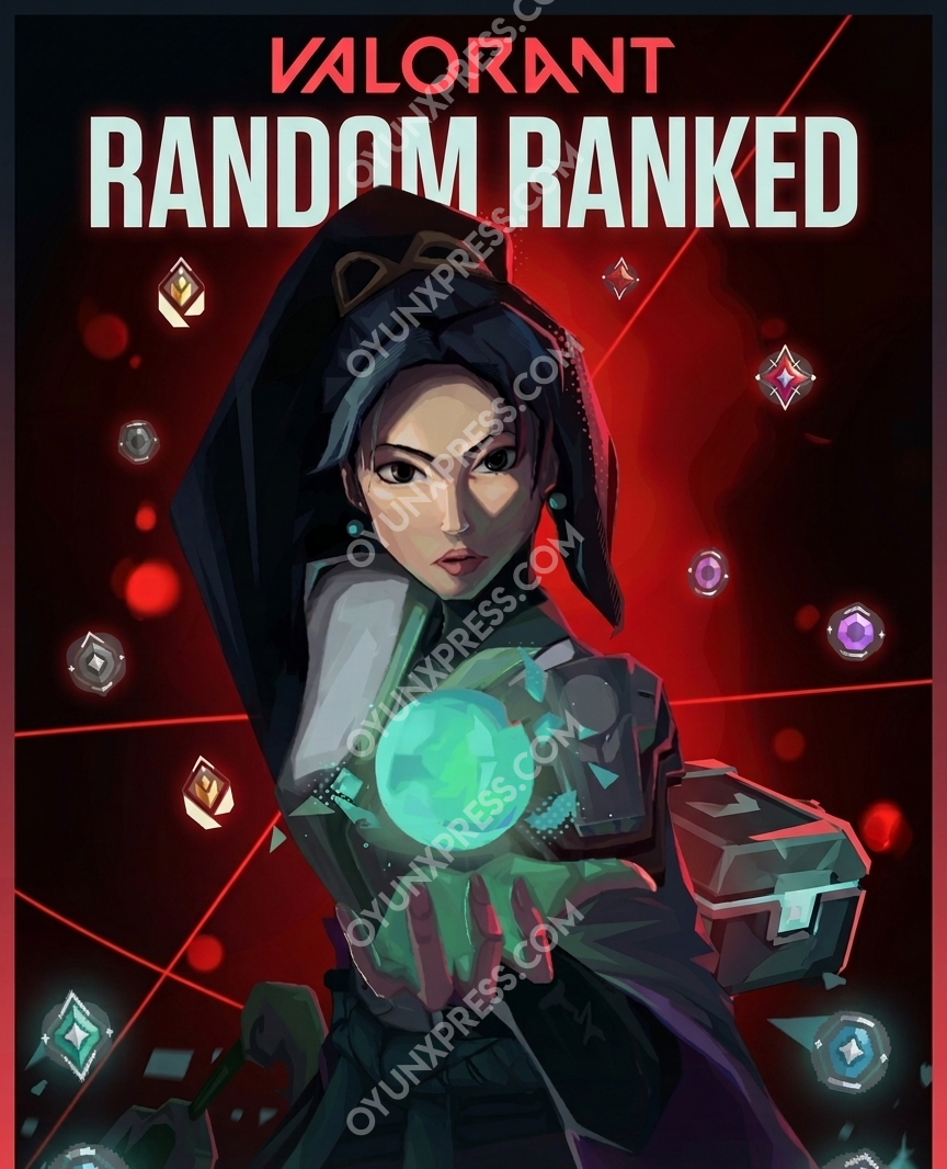 Valorant Ranked Random Hesap (Gold / Platinum / Diamond Şanslı) Ürünü Resmi