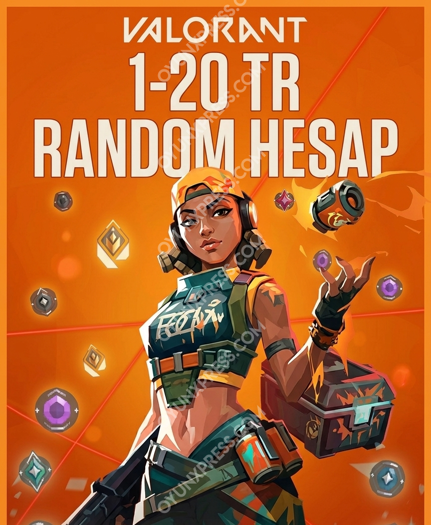 Valorant 1–20 Skinli Random Hesap (TR) Ürünü Resmi