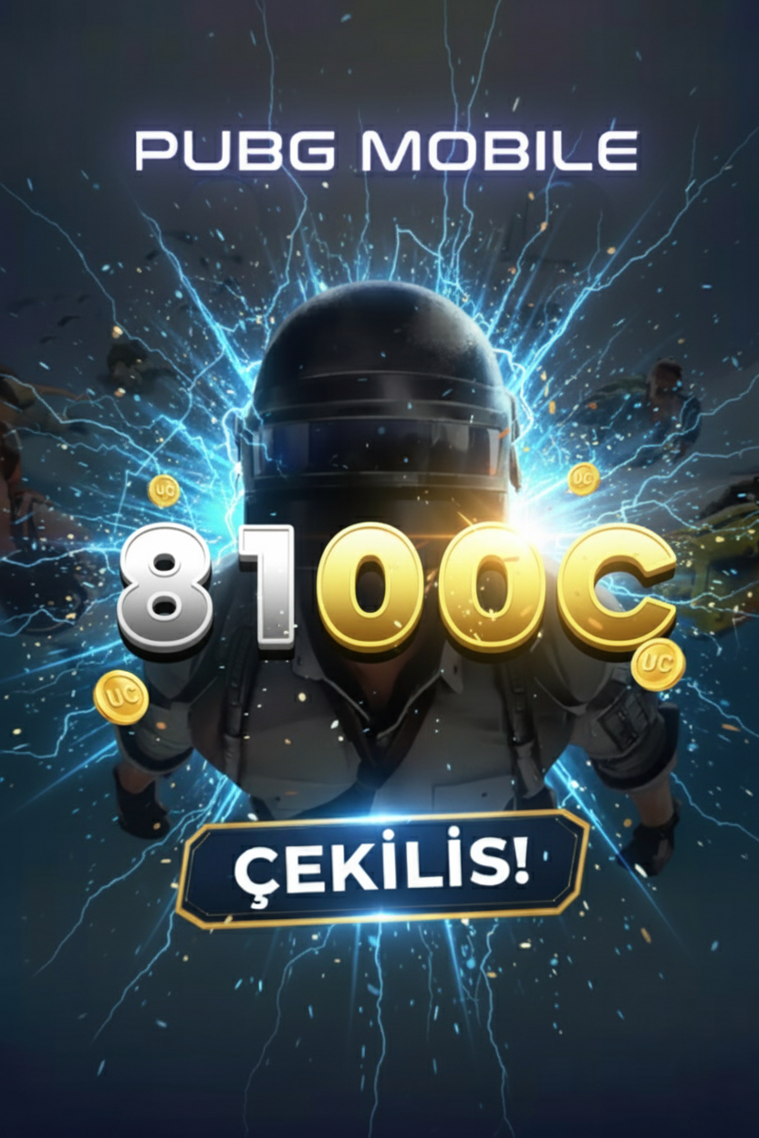 PUBG Mobile 8100 UC Çekilişi Kapak Resmi